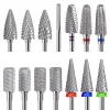 Bits carbide nagelboorbits roteren elektrische keramische freessnijder voor manicure gel Poolse remover nagelbestanden pedicure