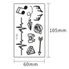 문신 전송 문신 스티커 임시 문신 방수 스티커 문신 종이 상쾌한 팔 다리 스티커 야외 240426