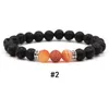 Nieuwe aankomst 7 kleuren Chakra Men Lava Rock Bracelet 8mm Zwart natuurlijke vulkanische genezende energie Stone Yoga Bangle voor vrouwen Fashion Drop DHZ5C