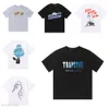 Trapstar Mens Camisetas Summer Tshirt Short Trait 2.0 CHENELLE Rock Sabor Candy Sabor Ladies Borded Bottom Sydsuit T Shirt 258 Trapstar Track Situit