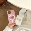 Obudowy telefonu komórkowego Modna i urocza wzór uśmiechu magnetyczna torba na kartę IPhone 15 14 13 12 11 PRO MAX TELEFON CASE ANTY LSTY CARD CZASUKA POKRYWA J240426