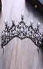 BAROQUE Vintage Crystal Pearl Bridal Tiaras Bandeira de cabelos Captitante preto Rhinestone Princess Concurso Coroa de Cavaleiro Acessórios para Cabelos de Coroa Y26185477