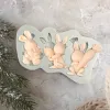 Molds Easter Rabbit Fondant 2022 Siliconen Mold Wortel Caart Decoreren Gereedschap Chocolade Koekjes Bakvorm Egg Diy Epoxy Mold