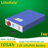 1-2pcs liitokala 3,2v 100ah 105ah 30ah 50ah lifepo4 bateria 12v 24V 48V elétrico RV Golf Golf Golf Outdoor Solar Energy Rechargable