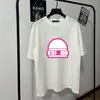 L Branddesigner T-Shirt Luxus Baumwoll T-Shirts für Männer Hochwertige T-Shirts Frauen rosa Muster Buchstaben Top Euro Größe