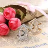 Klusterringar turkiska smycken grossistkristall för kvinnor forntida guld silver färg fashionabla ögon ring vintage 2024