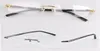 Brand Men Optical Glasses Frame 476 Telai per occhiali da lavoro per uomo Designer d'argento Gold Silver Myopia occhiali Myopia Eyewear con9027381