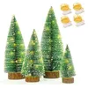 Kerstdecoraties Kleine boom met lichten 4 maten Tabel Decor perfect voor vakantiegedeelte Easy Install