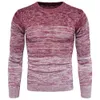 2017 Herbst/Winter New Herren -Gradientenpullovermantel Herrenrunde Hals Strickwege Y963