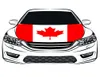 Canada Flag Car Hood Cover 33x5ft 100polyesterEngine Elastische stoffen kunnen worden gewassen auto Bonnet Banner7966625