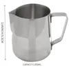 Mugs Milk Frothing Pitcher 350Ml (12Oz)Steaming Pitchers Stainless Steel Coffee Cappuccino Latte Art Barista Steam M