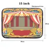 Rugzak grappige grafische afdruk carnaval circus vintage usb charm lading heren schooltassen dames tas reis laptop