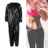 Sets/pakken Full Body Fitness Sauna Sauna Pak Vrouwen mannen Snel zweetpak voor gym fitnessoefening training S tot 3XL