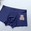 Designer Underwear Boxers Luxury Print Microfiber Cotton Crotch Summer Traceless Underpants 3st med Box Mixed Color.