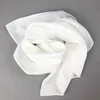 Bandanas Durag 2020 New Womens Silk Scarf Square Neck Shawl Womens White Solid Bandana Headband Kerchief for DIY Painting 240426