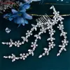 Headpieces Youlapan Bride Rhinestone Hair Comb Wedding Fashion Accessories Bridesmaid Utsökta huvudbonader Kvinnor Huvudband HP568