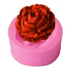 Stampi strumenti di decorazione della torta 3d rosa fiore silicone stampi fondente con cookie cioccolato polimero argilla cottura cucina accessori da cucina