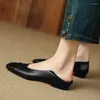 Casual Shoes Tuling Jun 2024 Spring Flat Sole Square Toe Color Matching Light Mouth Single Shoe Low Heel Comfort Leisure for Women L