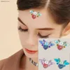 Tattoo Transfer New 3D Face Tattoo Jewels Stickers Shiny Face Decoration Rhinestones Sticker Body Art Decoration Stage Makeup Decoration Tool 240426