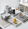 Malacasa Flora 26piece Nordic Style Marble PorcelainディナーウェアセットBowldinner PlatedessertSoupプレートセットギフト22577180