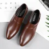 Casual Shoes Men skóra Pu Formal Plus Size Wedding Office Business Speisure Oxford 38-50