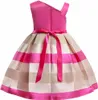 New girls dress Little girls Princess dress temperament striped dress dress for children