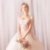 Casual jurken trendio 2024 Forest Series modieuze afslanke gepersonaliseerde rozenbloesems eenvoudige bh prinses bruid bruiloft zomerjurk