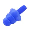 new 2024 1 Pair Silicone Waterproof Swimming Ear Plugs Earplugs Ear Protector Noise Reduction Protective Earmuffs Comfortable Study ear