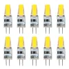 10pcs/pacchetto Dimmeble Mini G4 LED LAMPAGGIO LED 6W Bulb AC DC 12V 220 V Luci a candela Sostituire 30W 40W alogeni per il lampadario.