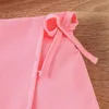 Zestawy odzieży Toddler Girl 2 szt. Suit Sleve Bez rękawów Dwuzroczny zbiorniki z tankami z spódnicą letnie stroje