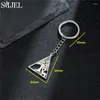 Keychains Stainless Steel Plant Bohemia Leaf Shape Pendant Keyring Holder For Women Men Cute Key Chain Rings Accessories Gift