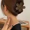 Haarklammern Barrettes große Blumenkrallenklammern für Frauen Mode Haarklauen Haarklemme Mädchen Matte Haarnadeln süße Kopfbedeckung Barrette Haarzubehör 240426