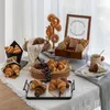 Decorative Flowers Artificial Bread Simulation Food Model Fake Croissant Home Decor Cake Shop Window Display Pography Props Table