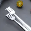 Utensils Stainless Steel Food Tongs BBQ Kitchen Cooking Food Serving Buffet Utensil Clip Thickened Steak Clip Bread and Food Tongs