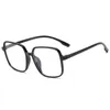 Moda yeni güneş gözlüğü sokak trend güneş gözlükleri metal kutu gözlükleri göz kamaştırıcı renk gözlükleri toptan
