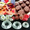 Формы 33pcs Plunger Fondant Cutter Cake Tools