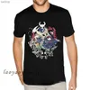 Herren T-Shirts Dark Ghost Knight Grafik T-Shirt Art Hollow Knight Fun Game Retro T-Shirt Herren Sommer Kurzschlafen Top Ropa Hombre Camisetasxw