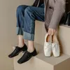 Casual Shoes 2024 Spring Autumn Women Pumps Natural Leather 22-25 cm Cowhide Pigskin Full HEAL LOAFERS PAS UP RETRO
