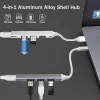 2024 USB/C HUB 3.0 TYPE-C 3.1 4 PORT MULTI SPLITTERDAPTER OTG USB voor MacBook Pro 13 15 Air M1 Pro voor Huawei PC-accessoires voor Huawei PC Hub Splitter