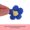 Decorative Flowers Sew On Flower Patches Crocheted Floral Appliques Embellishments Clothes Arts Craft Decor