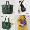 Down Space Cotton Designer Handsbag Large fourre-tout hiver Nouveau sac à bandoulins rembourré à doux