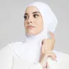 Bandanas Durag katoen moslimhoofdband volledige set islamitische hoofdband binnenste dames hoofdband lange sjaal geplukte nek hoofdband hoed 240426