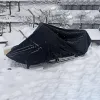 Tubos Snow Sled Shield Rain Snow Cover Protetor Protector Overdoor Snowmobile Capas Argent preto 292/368x130x121cm 51x145x48cm tipo 3