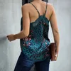 Damestanks dames mode luipaard afdrukken mouwloze v-hals kanten tanktop vest blouse streetwear tops