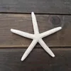 Decorazione per feste da 12 pezzi Starfish di dito bianco 5-10 cm a cinque dita decorativo