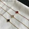 Biżuteria bransoletki projektant Van Clover Bracelet Bransoletki 3 Colors Projektanci Projekt mody podwójny bok 4charm bransoletki 18k złoty stal nierdzewna luksus