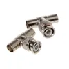 ANPWOO 2Pcs/Set BNC Male To 2 Female T Type Connector Adapter For Video Surveillance System CCTV Camera Security