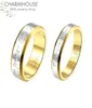 Wedding Rings Couple039s Ring Sets For Man Women 18K Gold Color GP Forever Lover Band Engagement Bague Femme Fashion Jewelry Gi2597755