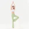 Yoga Outfit Lycra Fabric Super High Rise Flared Pant Naked Feel Lightweight Wicks Sweat Four Way Stretch Elastic Workout Gym Running S Dhr1G