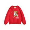 Hoodies Sweatshirts Mos Bear Designer Sweaters For Kids Childrens Sweatshirt Baby Luxury Print Plover Spring Clothes Boys Girls Round Otyle